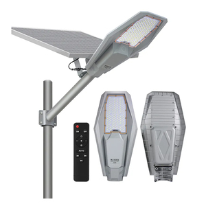 Lampe solaire de rue haute puissance en alliage d'aluminium moulé sous pression 200W Tout en un Lampe solaire de rue pour éclairage extérieur - Product Image 1