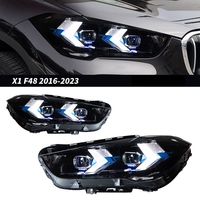 Kit de mise à niveau avant modifié pour phares LED BMW X1 F48 avec feux de jour dynamiques et clignotants, compatible avec les modèles 2016-2023 X1 F48 F49