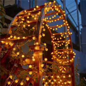 Guirnalda de Luces LED con Bolas USB <span class=keywords><strong>para</strong></span> Jardín, Patio, Interiores, Fiestas Navideñas, Guirnalda de Luces LED con Globos de Burbuja <span class=keywords><strong>para</strong></span> Decoración Navideña con Bolas de Cristal - Product Image 4