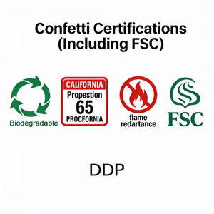 Fornitore della fabbrica Del Commercio All'ingrosso Del Partito Coriandoli Popper Coriandoli di Carta Biodegradabile Streamer - Product Image 2