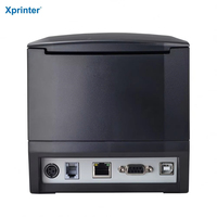 Xprinter XP-365B USB & WiFi hitam pembuat Label koneksi Printer Hitam langsung Printer termal untuk penggunaan kantor
