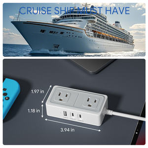 Protector de Sobretensión con Cable de 4 Pies/5m, 2 Puertos USB-C y 1 Puerto USB-A para Entretenimiento en el Hogar, TV, Consola de Juegos y Altavoces - Product Image 6