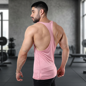 Débardeur de sport oversize en coton pour homme, respirant, séchage rapide, coupe musculation, personnalisable, sans manches - Product Image 2