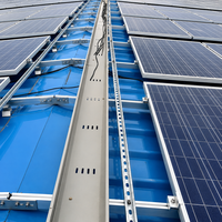 Systèmes de montage solaire photovoltaïque galvanisés à chaud en gros d'usine, garantie 10 ans, système de support solaire en alliage d'aluminium