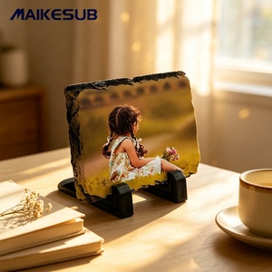<span class=keywords><strong>Cadre</strong></span> <span class=keywords><strong>photo</strong></span> rectangulaire en ardoise à sublimation personnalisé avec logo, idéal pour la décoration intérieure – Vente en gros à prix abordable - Product Image 4
