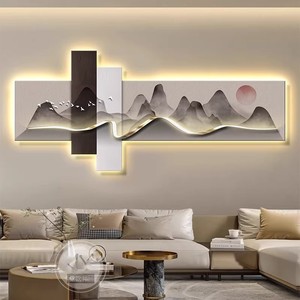 <span class=keywords><strong>Dipinto</strong></span> Decorativo di Lusso Leggero e Semplice per Soggiorno, Quadro da Parete per Sfondo Divano con Murale Creativo sul Retro - Product Image 4