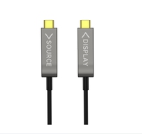Personalizable 5M 10M 100M Activo Óptico USB 3,1 Tipo C AOC Cable para Videojuegos Altavoces Monitores Reproductores de DVD 8K 60HZ
