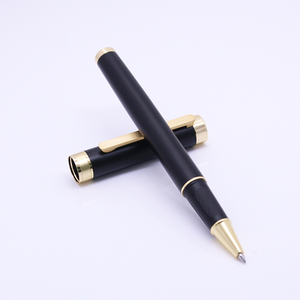 <span class=keywords><strong>Penna</strong></span> rollerball design unico per regali di lusso di lusso di colore nero con scritta in metallo - Product Image 6