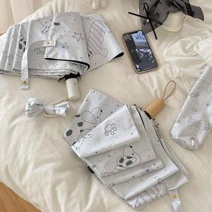 फुल प्रिंट ऑटो छतरी कस्टम दलित पैटर्न 50 + सन शील्ड फैशन फोल्डेबल ऑल-वेदर महिला उपहार छतरी - Product Image 1