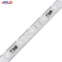 Barre lumineuse LED 48W à angle de faisceau étroit, 18 LED SMD1818, éclairage de bord, étanche IP67, garantie 5 ans pour les boîtes lumineuses publicitaires