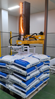 Robot de palettisation industriel de type colonne, machine de palettisation automatique pour sacs tissés avec pince à fourches pour ligne d'empilage de sacs
