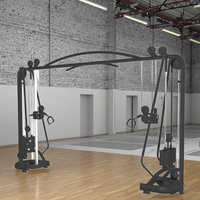 Équipement de fitness de qualité supérieure équipement de gymnastique commerciale multi usine câble de gymnastique commercial croisé station de cinq personnes