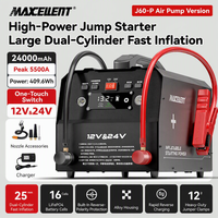 Démarreur de secours OEM 5500A Peak LiFePO4 avec boîtier métallique robuste pour véhicules commerciaux, emballage personnalisé avec logo, prix de gros