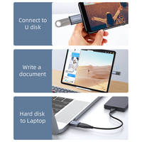 Essager 2022 Soray USB 3.0 OTG Adapter Converter Mendukung Pengisian Cepat 3A 5Gbps USB ke Tipe C OTG Adaptor Konektor