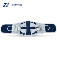 Ceinture de soutien lombaire personnalisée avec logo, double sangle de traction, respirante, en maille, pour le dos