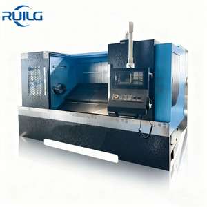 TCK66 Zware uitvoering <span class=keywords><strong>2</strong></span>-assige schuine bed CNC-draaibank Volledig automatische horizontale 220V digitale schuine bed CNC-draaibank - Product Image 1