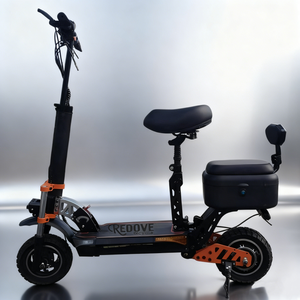 Monopattino Elettrico Pieghevole da 10 Pollici Nero Classico con Sedile, 2 Ruote, per Donne e Uomini, Acquista Online dalla Cina con Offerta Speciale - Product Image 3