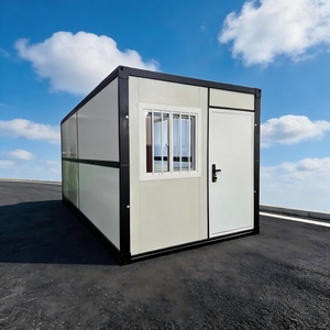 Conteneur en acier préfabriqué de 20 pieds pour <span class=keywords><strong>maison</strong></span> mobile pliable en Z, bureau de chantier et boîte de rangement du fabricant - Product Image 1