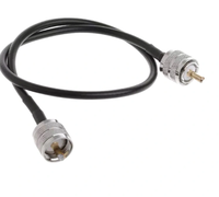 Câble coaxial UHF N BNC 50 OHM RG8 LSR400 à faible perte