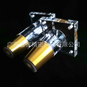 Acrylic <b>Sofa</b> Legs Transparent <b>Gold</b> Decor Modern Heavy Duty Furniture Support Living Room Use - Product Image 1