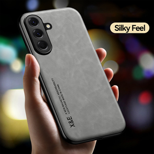 Custodia per Samsung A57, effetto liscio, texture retrò, stile business, lusso in similpelle, compatibile con <span class=keywords><strong>Galaxy</strong></span> A56 A55 A37 A36 <span class=keywords><strong>A35</strong></span> A27 A26 A17 - Product Image 1