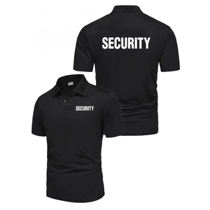T-shirt de sécurité OEM bleu marine à séchage rapide pour extérieur, avec logo personnalisé, et polo tactique noir pour <span class=keywords><strong>homme</strong></span> - Product Image 4