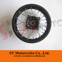 Pièces de Pit Bike jante de roue avant/arrière en acier de moto pour 14 pouces/12 pouces/17 pouces/19 pouces