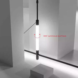 İtalyan Tarzı Lüks Minimalist Ada Bar Lambası 360 °   Işıklı Döner Restoran Modern Tasarım Sarkıt Avize - Product Image 4