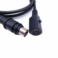 Kabel Ekstensi Audio MIDI 8Pin Jantan Betina 30m USB AUX Stereo PVC untuk Keyboard Gitar Monitor Speaker Penggunaan Rumah