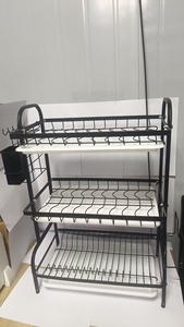 Hot Selling <b>Kitchen</b> Shelves Dishes Countertops Drain <b>Rack</b> Chopsticks Knife <b>Racks</b> Multifunctional <b>Storage</b> <b>Rack</b> - Product Image 2