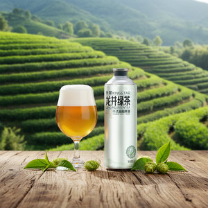 KINGSTAR Bière Artisanale Chinoise Maojian 1L Bouteille ou Canette 4,1% Faible Teneur en Alcool Fermentée aux Herbes et Épices Goût Naturel Ale Légère - Product Image 3