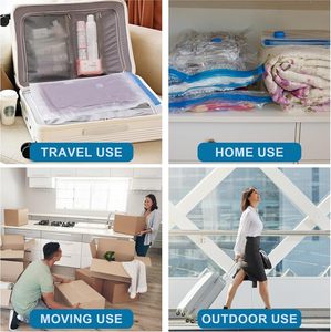 12 X grands sacs <span class=keywords><strong>sous</strong></span> <span class=keywords><strong>vide</strong></span> de stockage peu encombrants vêtements literie organisateur <span class=keywords><strong>sous</strong></span> lit - Product Image 3