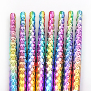 Pinceau à ongles en gel ombré, motif floral en forme de pétale, manche en plastique, virole en aluminium, poils en nylon, pour peinture dégradée, pinceau de manucure professionnel - Product Image 3