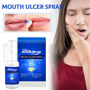 Spray Herbal South Moon de 30 ml para Úlceras Bucales, Alivia las Aftas, el Mal Aliento, el Dolor de Encías, el Dolor Bucal y la Hinchazón, Modelo para el Cuidado Bucal - Product Image 4