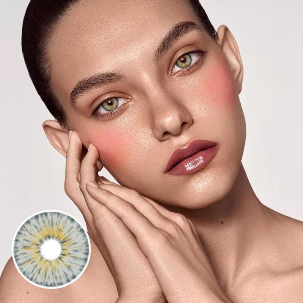 Новое поступление Нью-Йорк Гог серый Mi-7 цветные контактные линзы для контактных линз цикл контактные линзы косметические линзы размер 14 мм