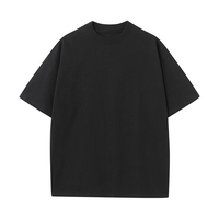 Kaos Oblong Pria Oversize Rajut Lengan Pendek Musim Panas Sablon Digital 100% Katun Murni 230gsm Logo Custom Unisex
