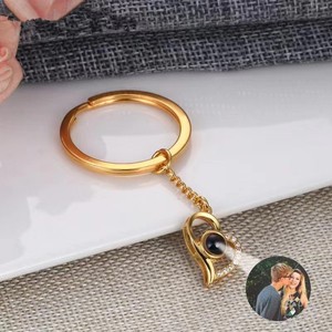 Collana con Proiezione OEM con 100 Lingue di "Ti Amo" in Foto e Testo, Ciondolo Personalizzato, Regalo per Natale e San Valentino - Product Image 3