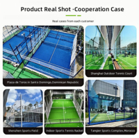 Murs de terrain de padel en verre trempé Weihua 2x3m les plus vendus - Panneaux de verre de sécurité 12mm certifiés CE pour usage extérieur - Prix compétitif direct usine