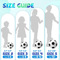 Taille personnalisée de haute qualité 5 4 3 Ballon de football officiel pour entraînement de match Ballons de football professionnels en PVC PU à collage thermique