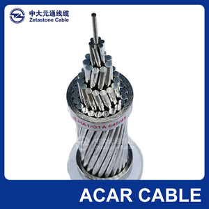Aluminio redondo de alta calidad ACAR 1350- H19 Cable de aleación de conductor de aluminio refuerzo cable de transmisión aéreo desnudo - Product Image 3