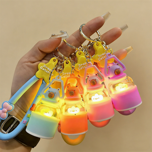 Custom 3D Silicone Animal Keychain Silicone <strong>Light</strong> up Keychain LED <strong>Light</strong> <strong>Keyring</strong> - Product Image 6