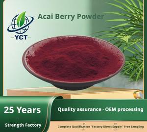 Polvo de Bayas de Acai 80 Mesh, Bebida Natural Soluble <span class=keywords><strong>en</strong></span> Agua, Materia Prima, Suministro Directo del Fabricante, <span class=keywords><strong>en</strong></span> Existencia, Envío Gratuito - Product Image 2