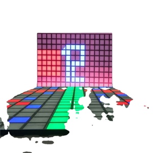 Système de Jeu Interactif au Sol LED 30x30cm avec Projection Couleurs Rouge Vert Bleu pour Salle de Jeux - Product Image 1