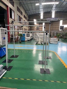 حامل متقاطع مزدوج قابل للتعديل من الألومنيوم وحامل خلفية ستارة لحفلات الزفاف والحفلات والمسرح حامل زهور - Product Image 6