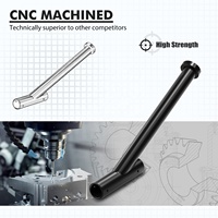 Kit d'extension de poignée de frein à main de stationnement étendu BEVINSEE en acier E46 E36 E30 pour BMW Série 3 325i 330i 323i 328i M3 1992-2006