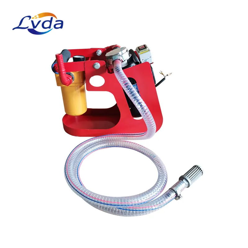 Fabrika fiyat mini taşınabilir el hidrolik yağı arıtma ünitesi küçük motor yağı filtrasyon temizleme makinesi üreticisi