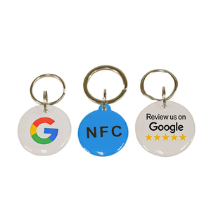 Portachiavi Smart NFC Personalizzabile 860-960MHz 134.2KHz, Mini Tag RFID in Resina Epossidica Impermeabile, Materiale per <span class=keywords><strong>Recensioni</strong></span> Google e Instagram - Product Image 5