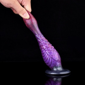NNSX Silicone Anal Beads With Sucker Small <b>Dildo</b> Bumpy Stimulate Butt Plug for Beginners Multi Color Sex Toys for Women Men - Product Image 2