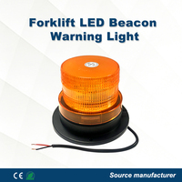 Nouvelle balise LED DC10-80V IP65, lumière ambre, base magnétique, montage à vis, feux stroboscopiques rotatifs clignotants pour chariot élévateur