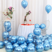 Ballons en latex métalliques de 10 pouces, 1,8 g, couleur chrome, directement de l'usine, pour la décoration de fête d'anniversaire, de mariage ou de chambre à coucher